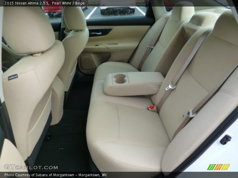 Rear Seat of 2015 Altima 2.5 S
