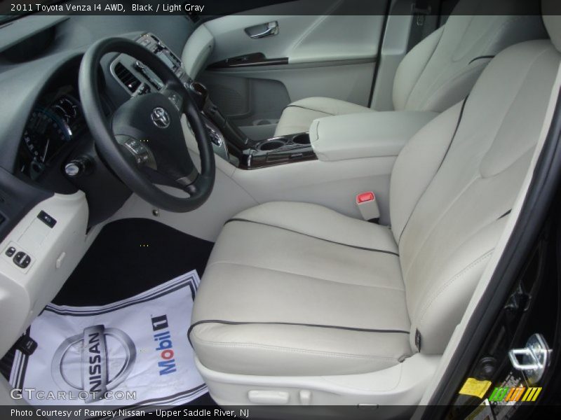 Black / Light Gray 2011 Toyota Venza I4 AWD