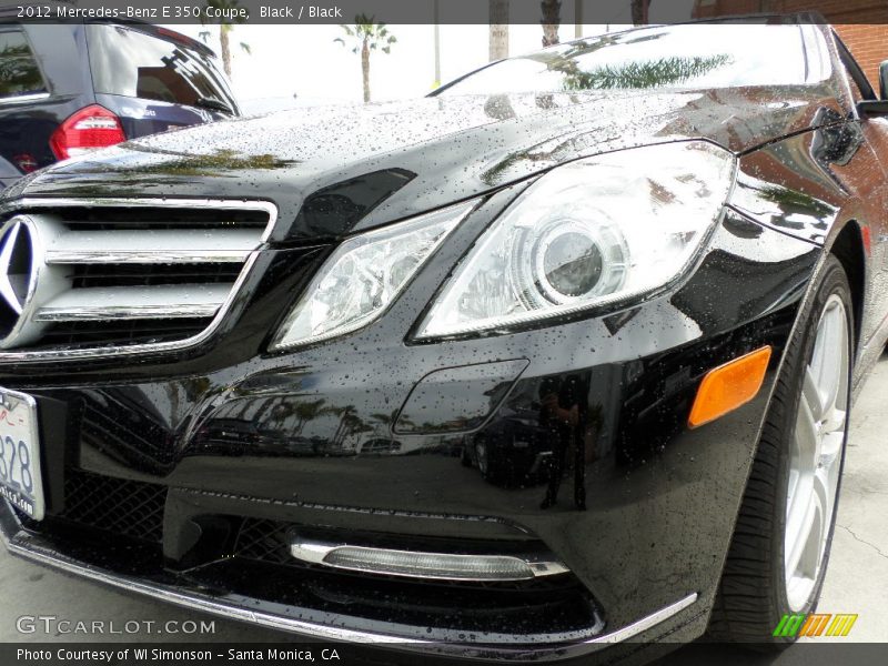 Black / Black 2012 Mercedes-Benz E 350 Coupe