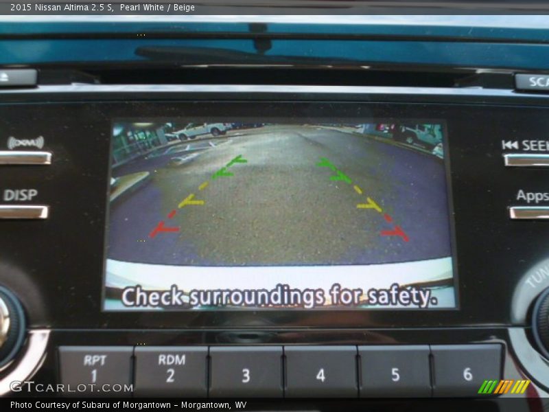 Controls of 2015 Altima 2.5 S