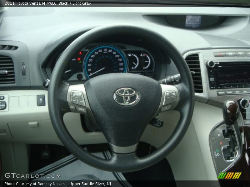 Black / Light Gray 2011 Toyota Venza I4 AWD