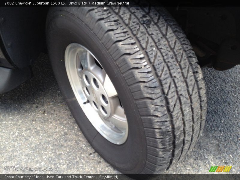 Onyx Black / Medium Gray/Neutral 2002 Chevrolet Suburban 1500 LS