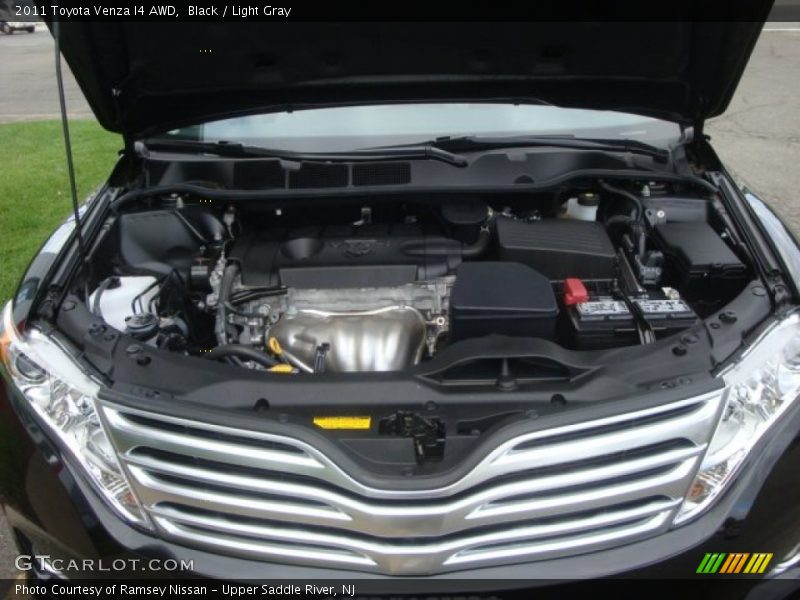 Black / Light Gray 2011 Toyota Venza I4 AWD