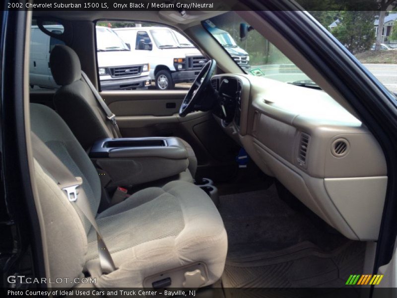 Onyx Black / Medium Gray/Neutral 2002 Chevrolet Suburban 1500 LS