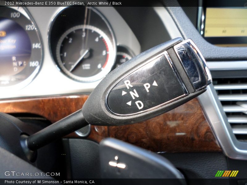 Arctic White / Black 2012 Mercedes-Benz E 350 BlueTEC Sedan