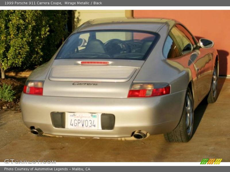 Mirage Metallic / Black 1999 Porsche 911 Carrera Coupe