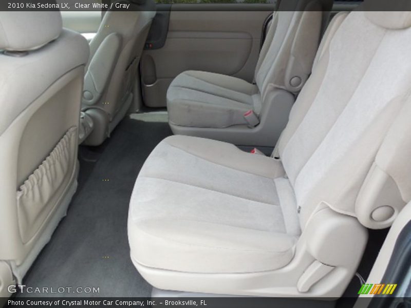 Clear White / Gray 2010 Kia Sedona LX