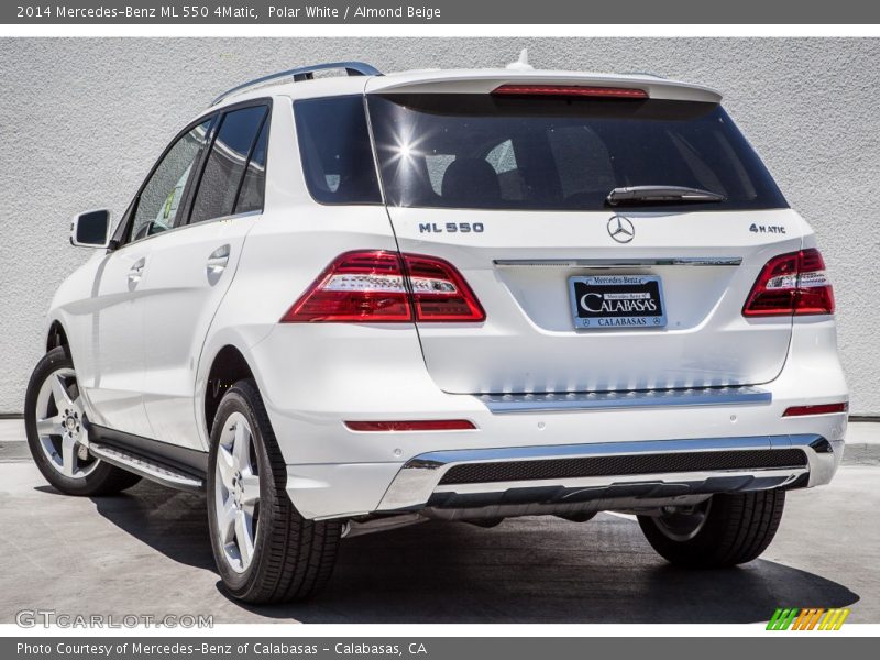 Polar White / Almond Beige 2014 Mercedes-Benz ML 550 4Matic