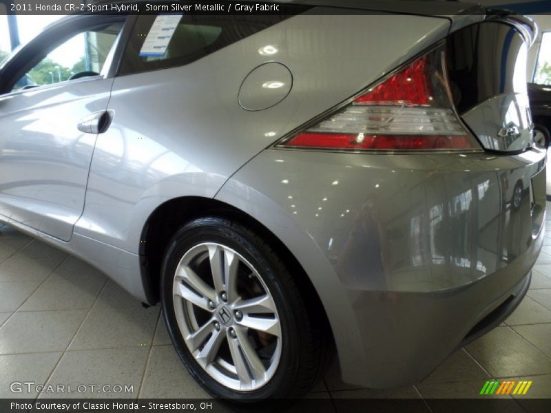 Storm Silver Metallic / Gray Fabric 2011 Honda CR-Z Sport Hybrid