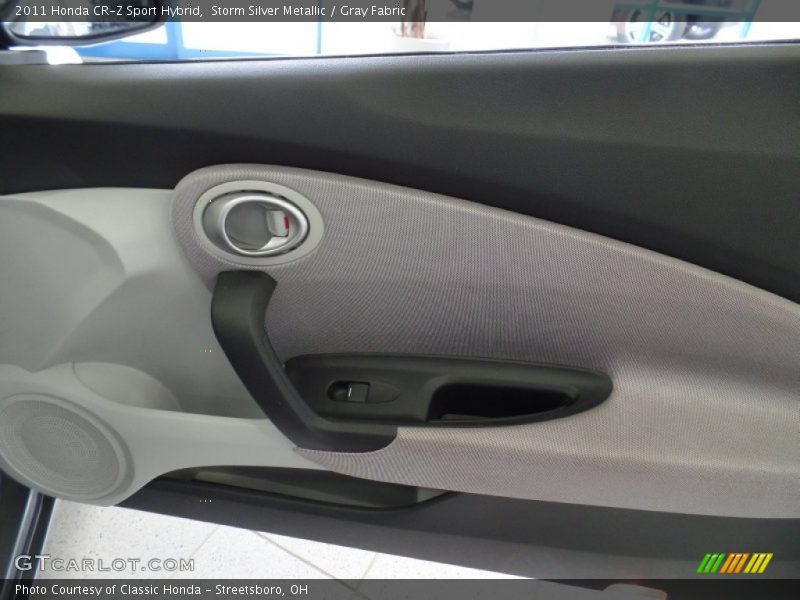 Storm Silver Metallic / Gray Fabric 2011 Honda CR-Z Sport Hybrid