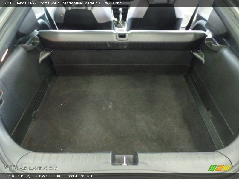 Storm Silver Metallic / Gray Fabric 2011 Honda CR-Z Sport Hybrid