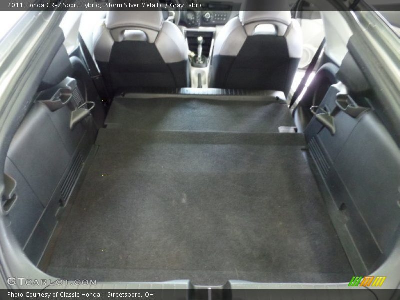 Storm Silver Metallic / Gray Fabric 2011 Honda CR-Z Sport Hybrid
