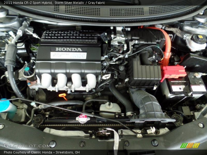 Storm Silver Metallic / Gray Fabric 2011 Honda CR-Z Sport Hybrid