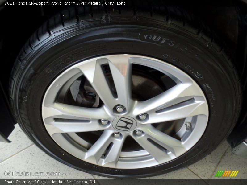 Storm Silver Metallic / Gray Fabric 2011 Honda CR-Z Sport Hybrid