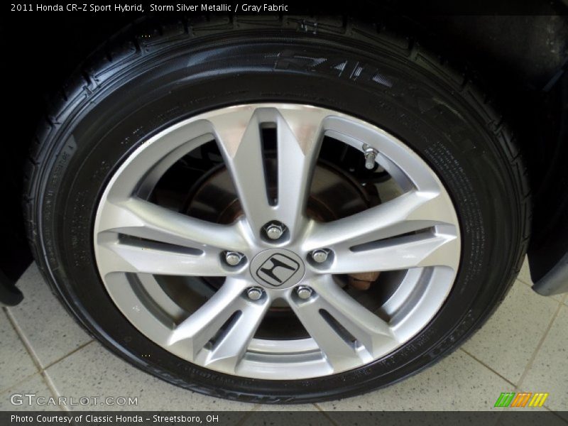 Storm Silver Metallic / Gray Fabric 2011 Honda CR-Z Sport Hybrid