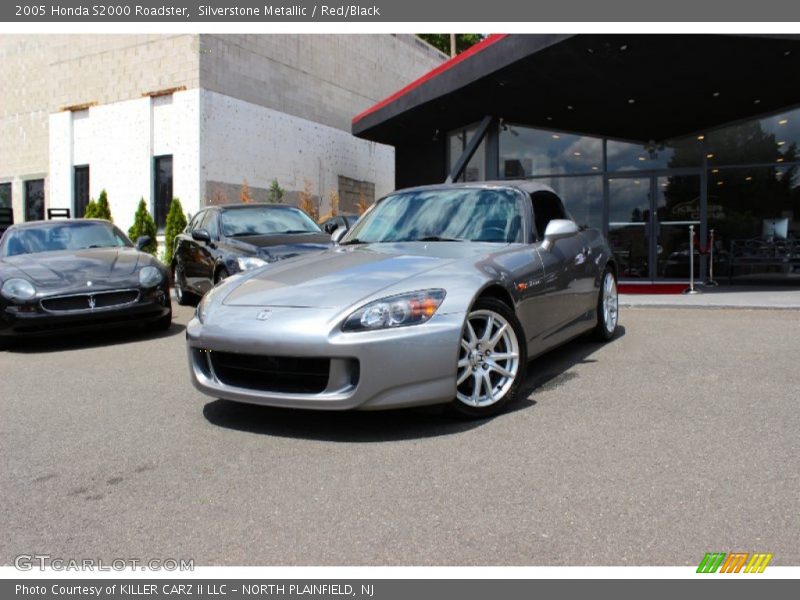Silverstone Metallic / Red/Black 2005 Honda S2000 Roadster