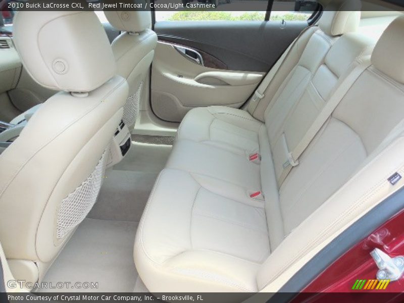 Red Jewel Tintcoat / Cocoa/Light Cashmere 2010 Buick LaCrosse CXL