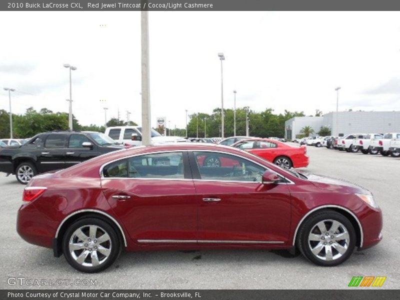 Red Jewel Tintcoat / Cocoa/Light Cashmere 2010 Buick LaCrosse CXL
