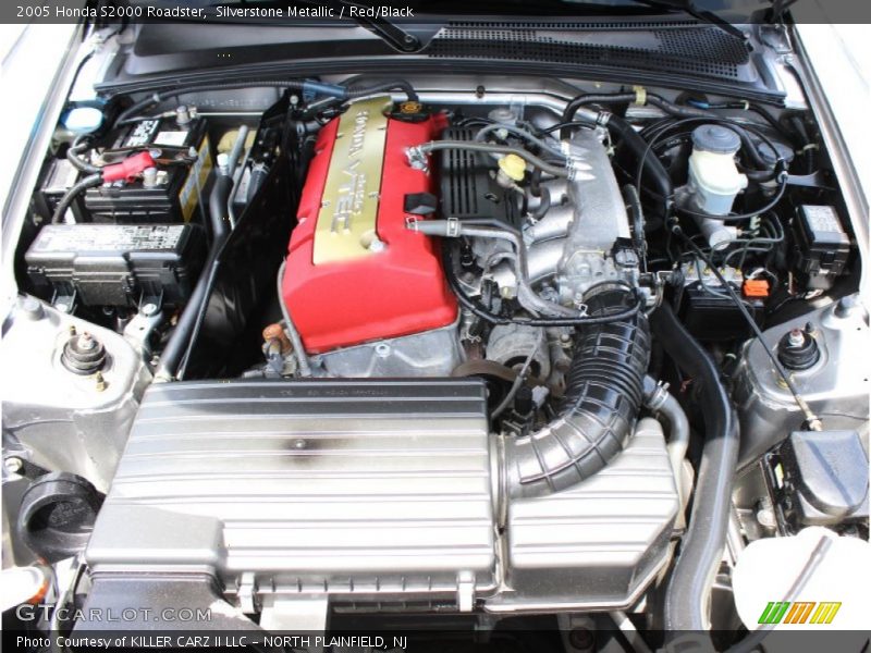 Silverstone Metallic / Red/Black 2005 Honda S2000 Roadster