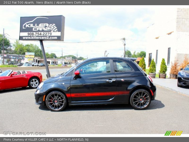 Nero (Black) / Abarth Nero Cloth (Black) 2012 Fiat 500 Abarth