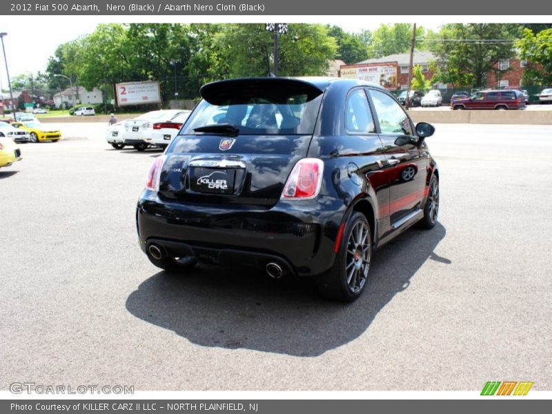 Nero (Black) / Abarth Nero Cloth (Black) 2012 Fiat 500 Abarth