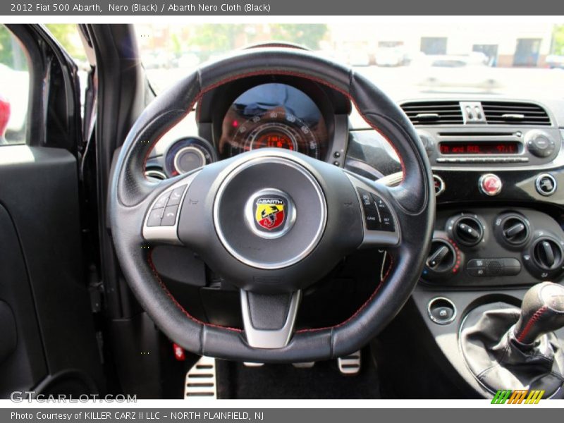 Nero (Black) / Abarth Nero Cloth (Black) 2012 Fiat 500 Abarth