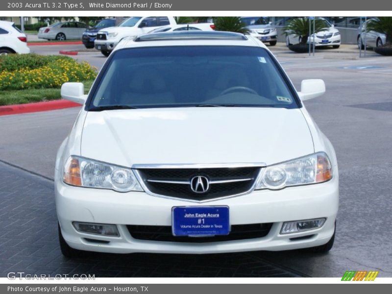 White Diamond Pearl / Ebony 2003 Acura TL 3.2 Type S
