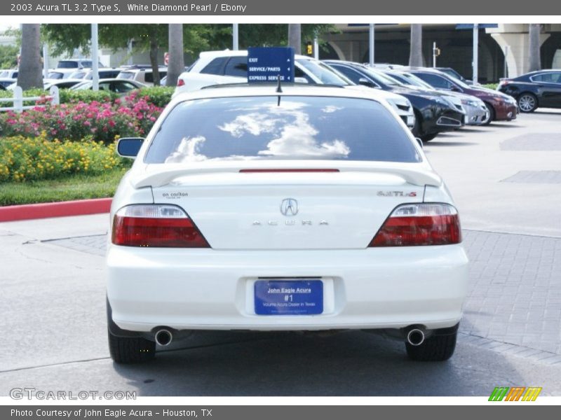 White Diamond Pearl / Ebony 2003 Acura TL 3.2 Type S