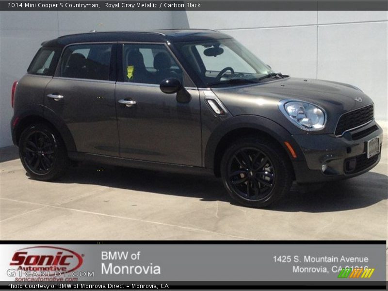 Royal Gray Metallic / Carbon Black 2014 Mini Cooper S Countryman