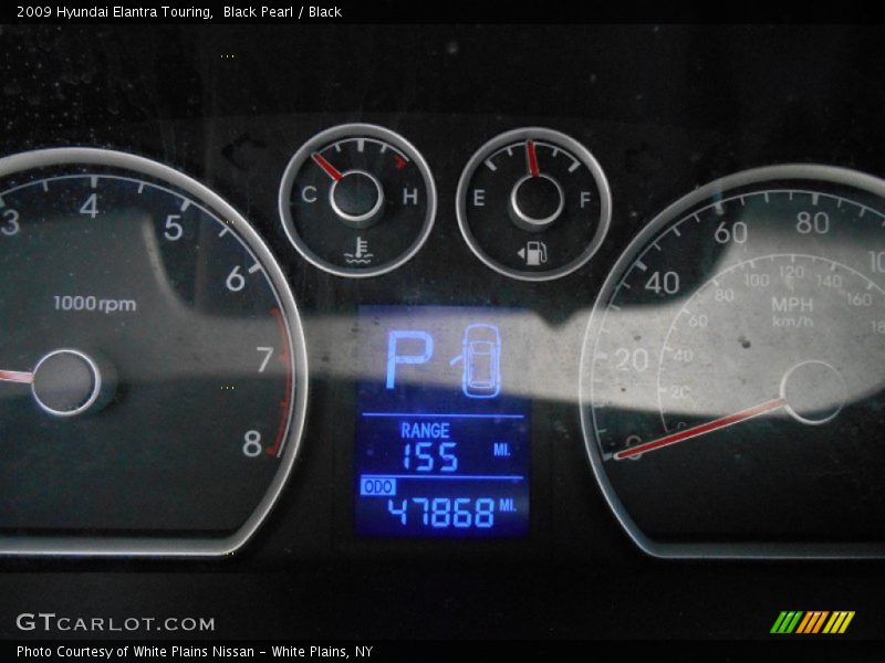 Black Pearl / Black 2009 Hyundai Elantra Touring