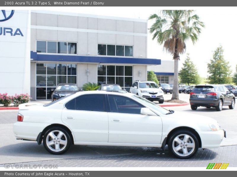 White Diamond Pearl / Ebony 2003 Acura TL 3.2 Type S