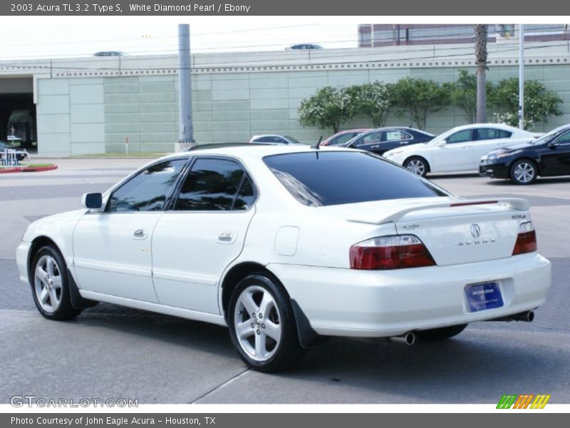 White Diamond Pearl / Ebony 2003 Acura TL 3.2 Type S