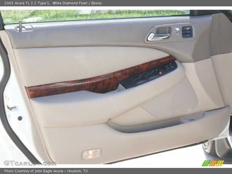 White Diamond Pearl / Ebony 2003 Acura TL 3.2 Type S