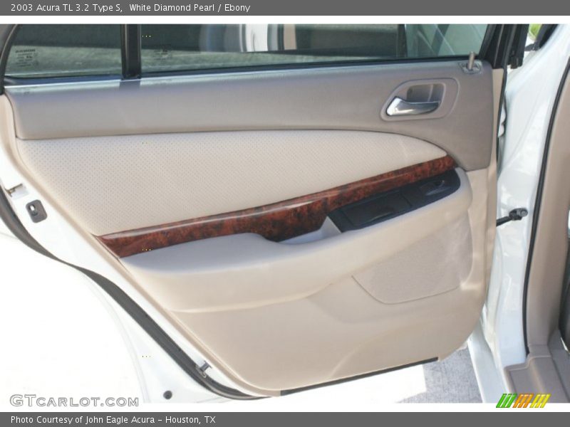 White Diamond Pearl / Ebony 2003 Acura TL 3.2 Type S