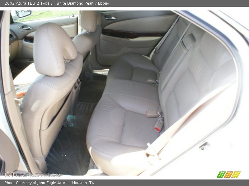White Diamond Pearl / Ebony 2003 Acura TL 3.2 Type S