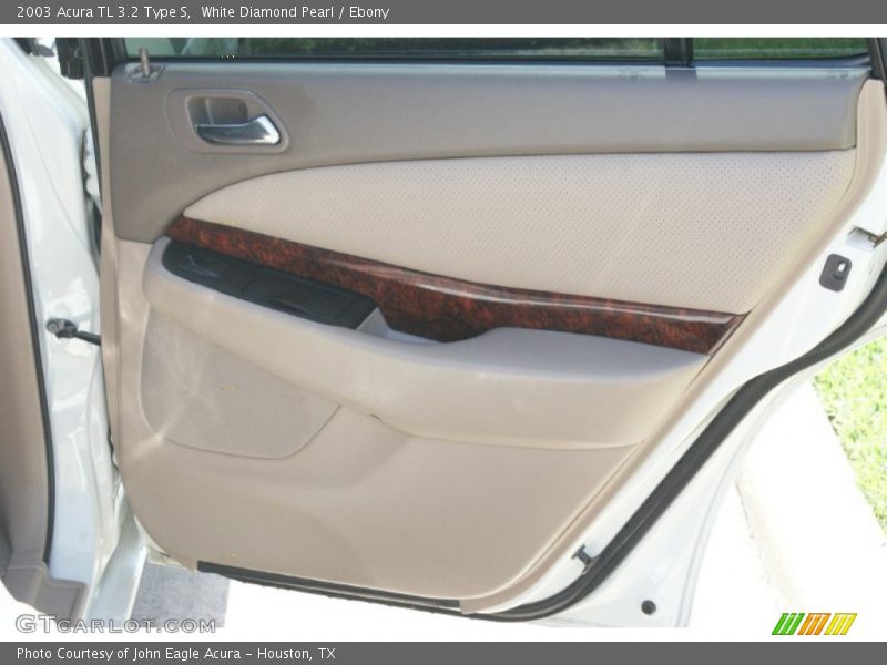 White Diamond Pearl / Ebony 2003 Acura TL 3.2 Type S