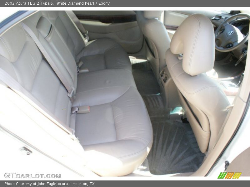 White Diamond Pearl / Ebony 2003 Acura TL 3.2 Type S