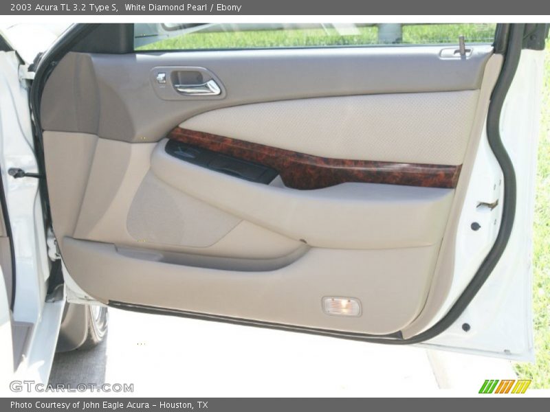 White Diamond Pearl / Ebony 2003 Acura TL 3.2 Type S