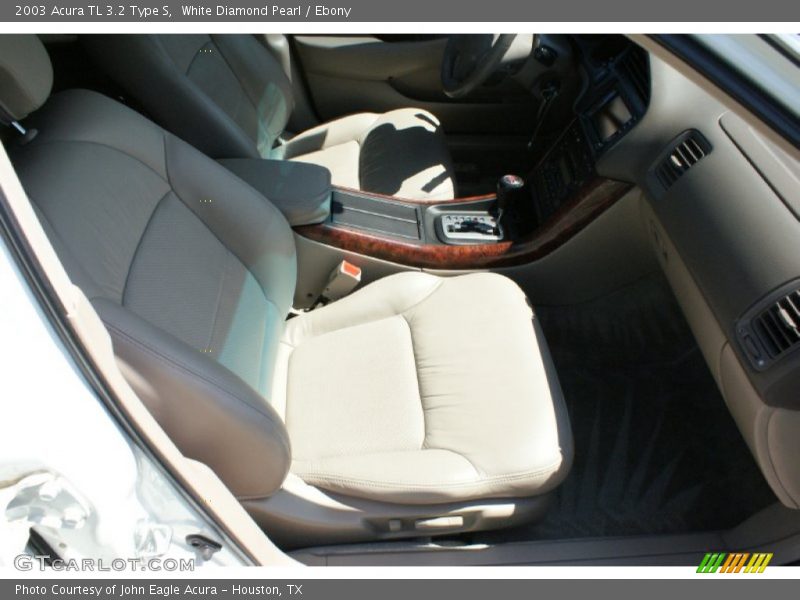 White Diamond Pearl / Ebony 2003 Acura TL 3.2 Type S