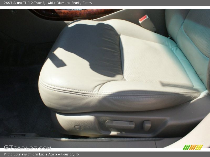 White Diamond Pearl / Ebony 2003 Acura TL 3.2 Type S