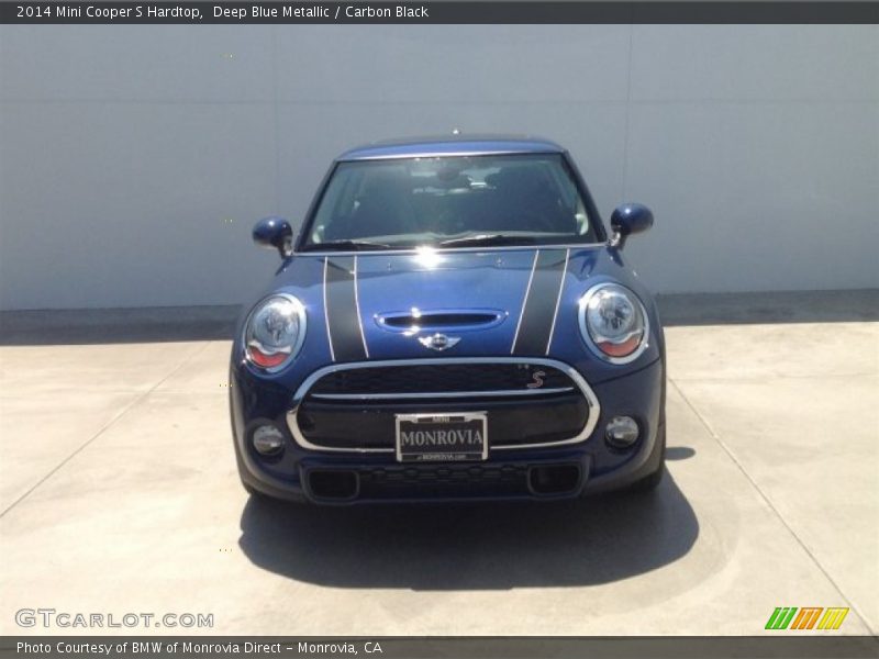 Deep Blue Metallic / Carbon Black 2014 Mini Cooper S Hardtop