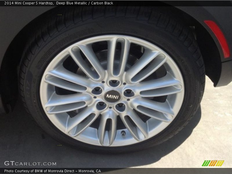 Deep Blue Metallic / Carbon Black 2014 Mini Cooper S Hardtop