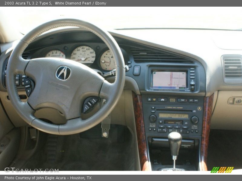 White Diamond Pearl / Ebony 2003 Acura TL 3.2 Type S