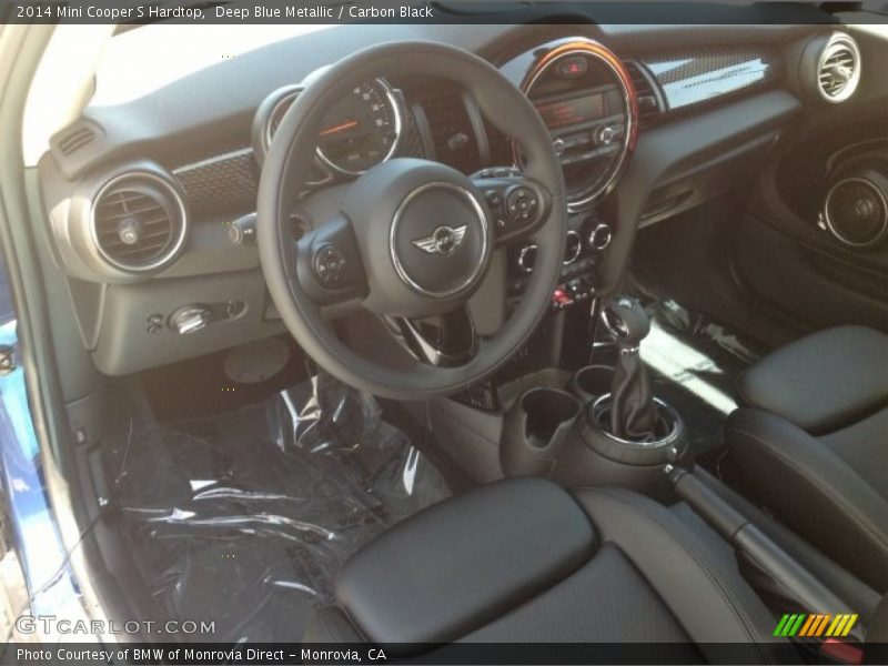 Deep Blue Metallic / Carbon Black 2014 Mini Cooper S Hardtop