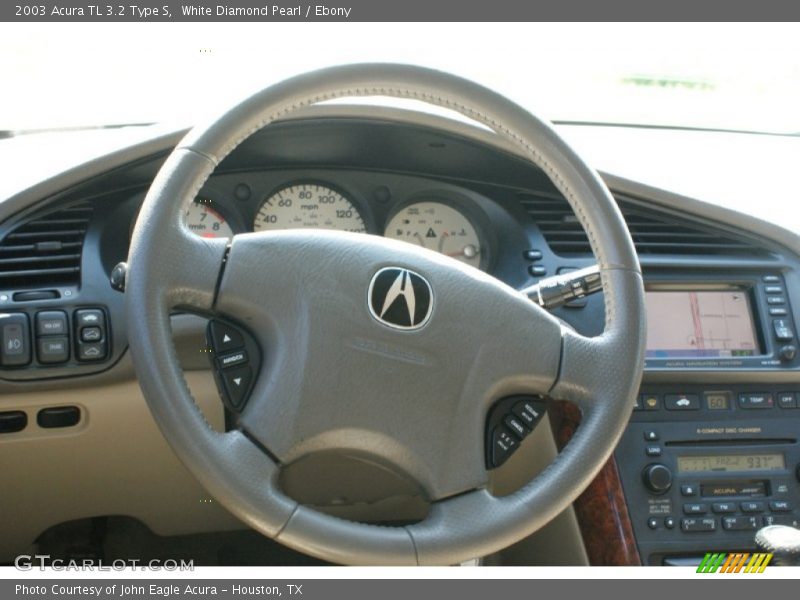 White Diamond Pearl / Ebony 2003 Acura TL 3.2 Type S