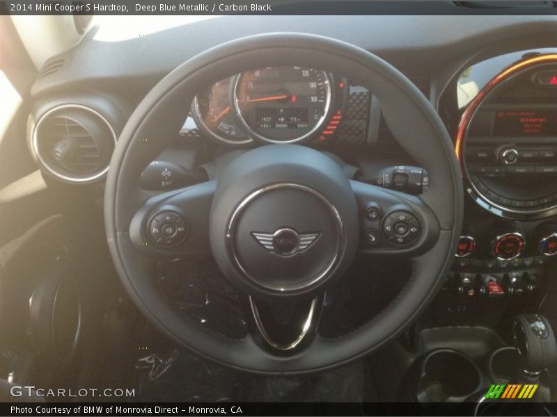 Deep Blue Metallic / Carbon Black 2014 Mini Cooper S Hardtop