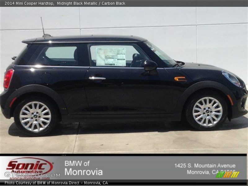 Midnight Black Metallic / Carbon Black 2014 Mini Cooper Hardtop