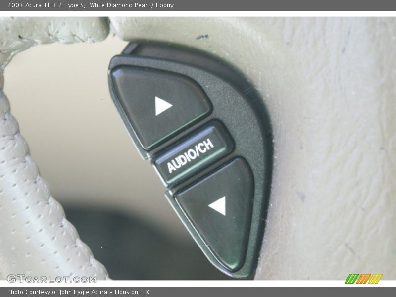 White Diamond Pearl / Ebony 2003 Acura TL 3.2 Type S