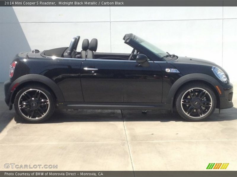 Midnight Black Metallic / Carbon Black 2014 Mini Cooper S Roadster
