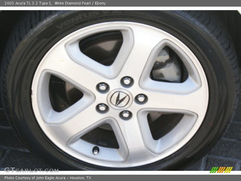 White Diamond Pearl / Ebony 2003 Acura TL 3.2 Type S